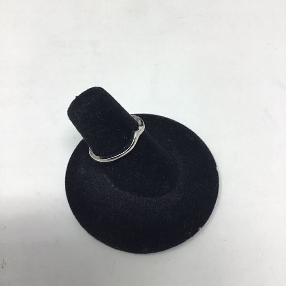 Silver Plated Curved Band Ring (H15) - Picture 4 of 5